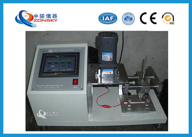 China Equipo de prueba de la abrasión de la cubierta de alambre para la piel del aislamiento del cable de la comunicación proveedor
